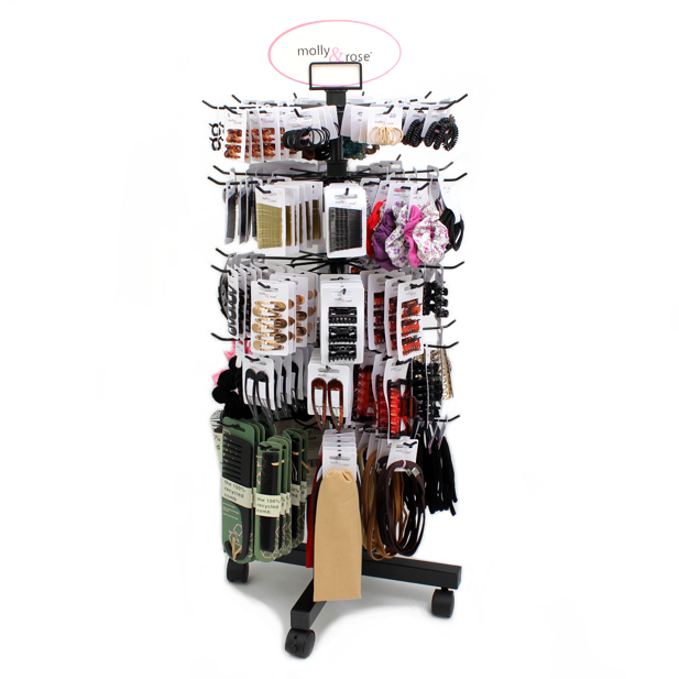 Essentials Spinner With Hair Accessories For Pharmacy Stores