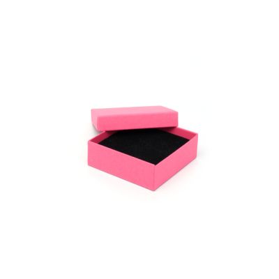 Necklace / Bracelet box. 9x9x3cm. *Fuchsia pink gift box