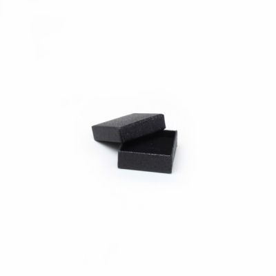 Bulk Clearance.  5x5x2cm. Black glitter gift box.