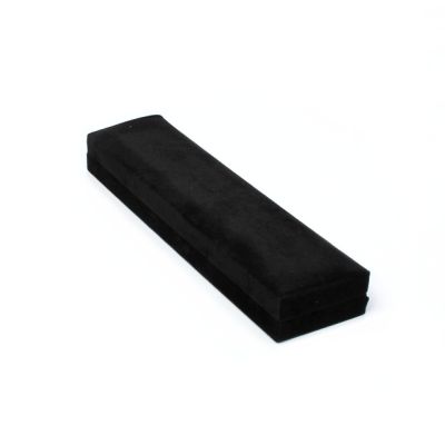 Bulk Clearance. 24.5x6x3cm. Black velour hinged gift box