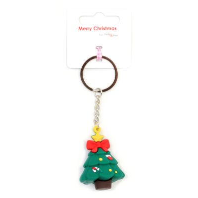 Clip strip of Christmas keyrings