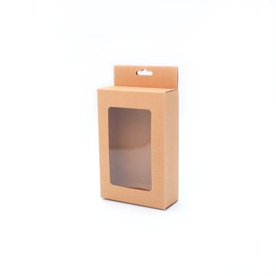 Bulk Clearance. 15x10x4cm. Kraft gift box with window & Euro hole