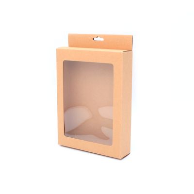 Bulk Clearance. 20x15x4cm. Kraft gift box with window & Euro hole