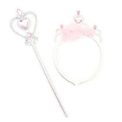 Heart tiara headband and wand set