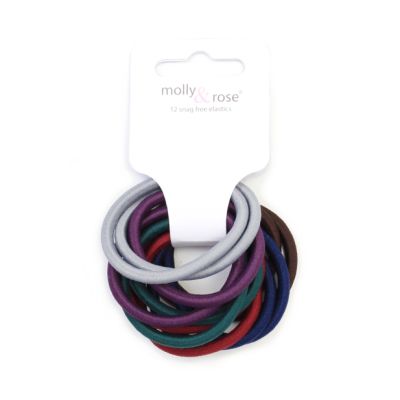 Elastics - Dark mix - Card of 12 - 4mm thick