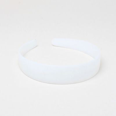 2.8cm wide D profile plastic aliceband core.