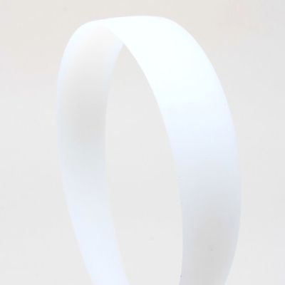 2.8cm wide D profile plastic aliceband core.