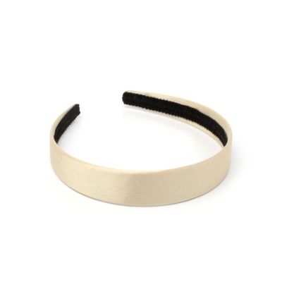 2.5cm wide Blonde satin aliceband