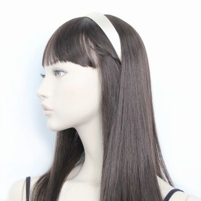 2.5cm wide Blonde satin aliceband