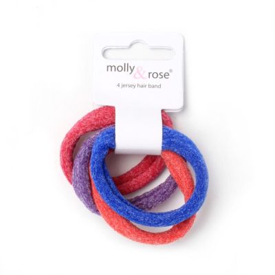 Bulk Clearance - Jersey elastics - Marl - Card of 4