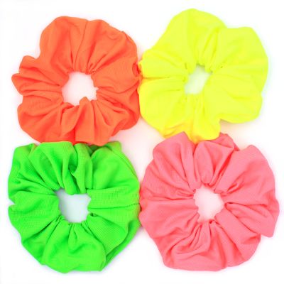 Extra Large - Neon waffle scrunchie. Dia 15cm