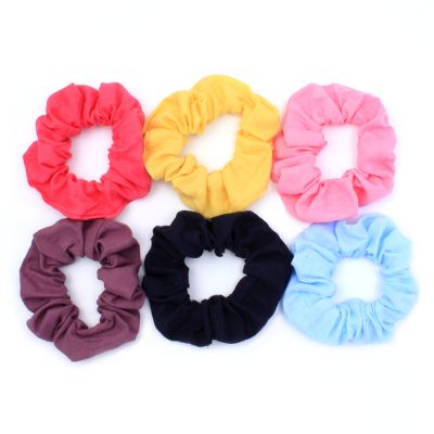 Bulk Clearance 100% Cotton scrunchie. Dia.9cm