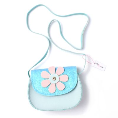 Childrens contrast daisy saddle bag 14x11x4cm