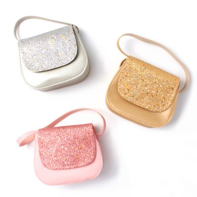 Glitter and stars saddle bag 11x9x4cm