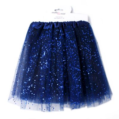 Navy glitter net tutu. Triple layered. Child size