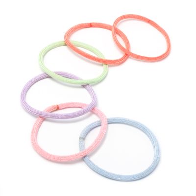 Elastics - Pastel - Card of 6 - 4mm thick