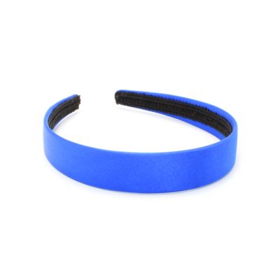 2.5cm wide Royal Blue satin aliceband