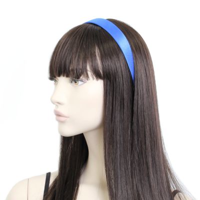 2.5cm wide Royal Blue satin aliceband