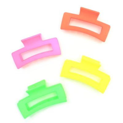 Rectangular matt finish neon clamp 8.5cm