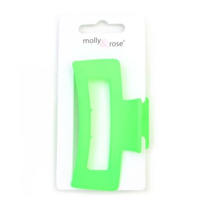 Rectangular matt finish neon clamp 8.5cm