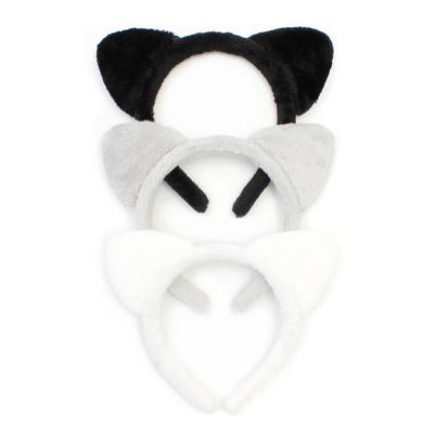 Faux fur cat ears aliceband