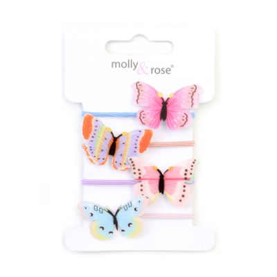 Elastics - Butterfly motif - Card of 4 - 2mm thick