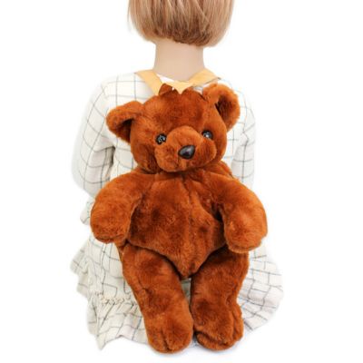 Brown teddy bear back pack