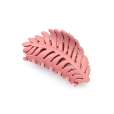 Leaf shape clamp 9cm. Pink Only