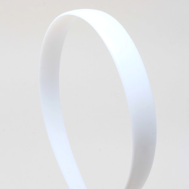 Inner hair band made from recycled plastic - white