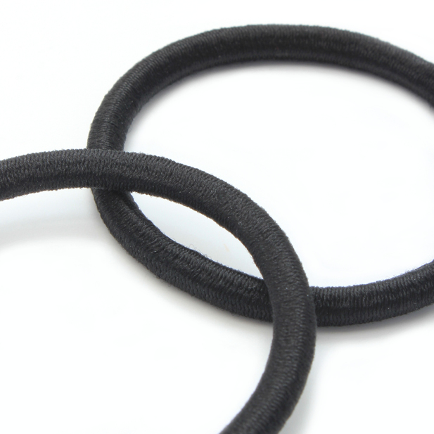 Recycled hair products- black hair elastics